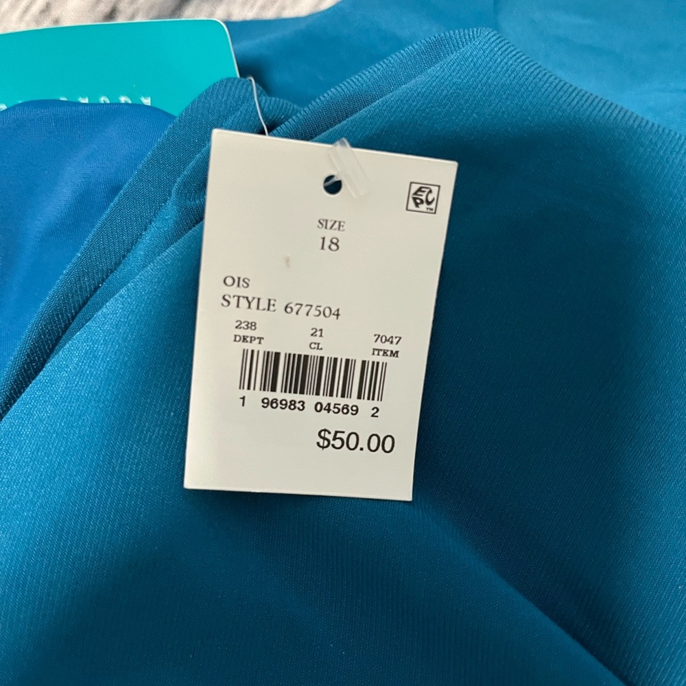 NWT Aqua Green swim romper size 18. - Picture 5 of 7